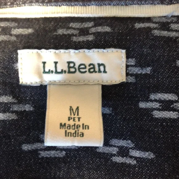 LL BEAN Vintage Denim Shirt - Picture 4 of 7